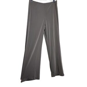 Chico's Easywear Flawless Slinky Pant Sz 3S Texas Taupe Ribbed Knit Travel NWT